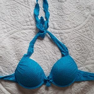 Pushup bikini halter top